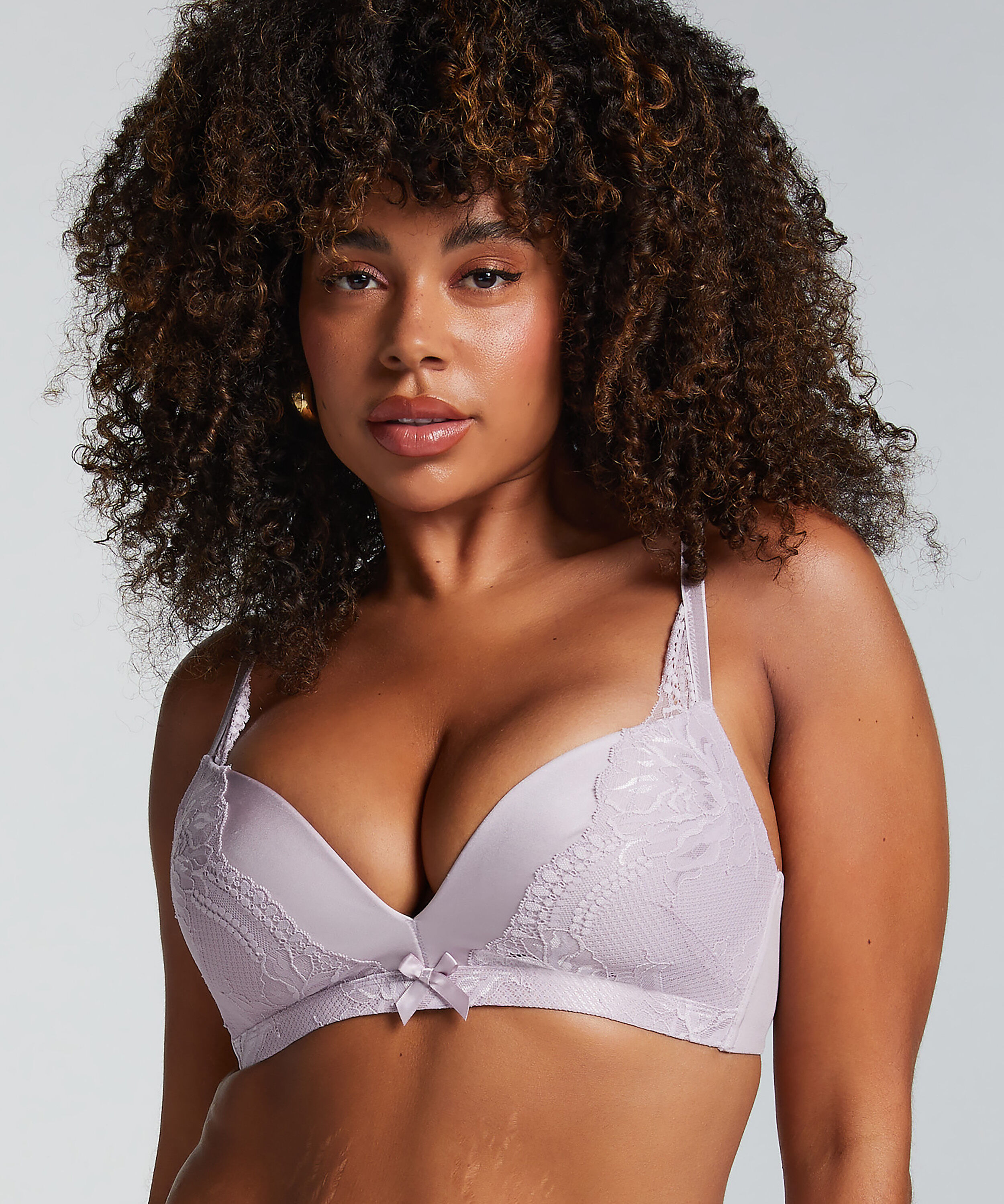 Lycke Padded Non-Wired Bra, Purple