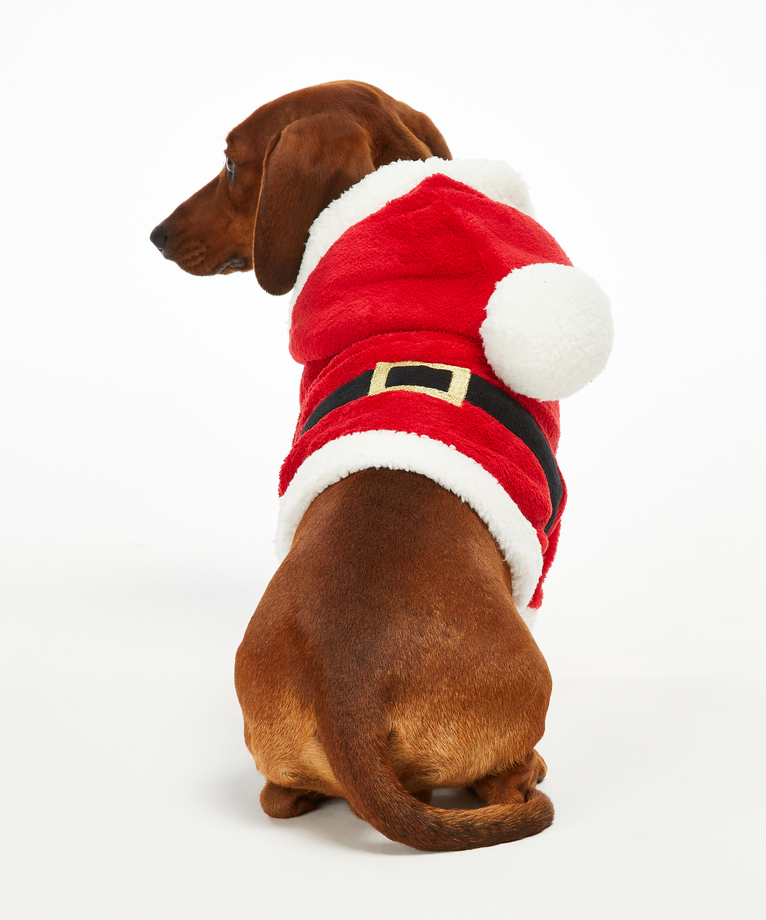 Dog's Fleece Onesie, Red, main