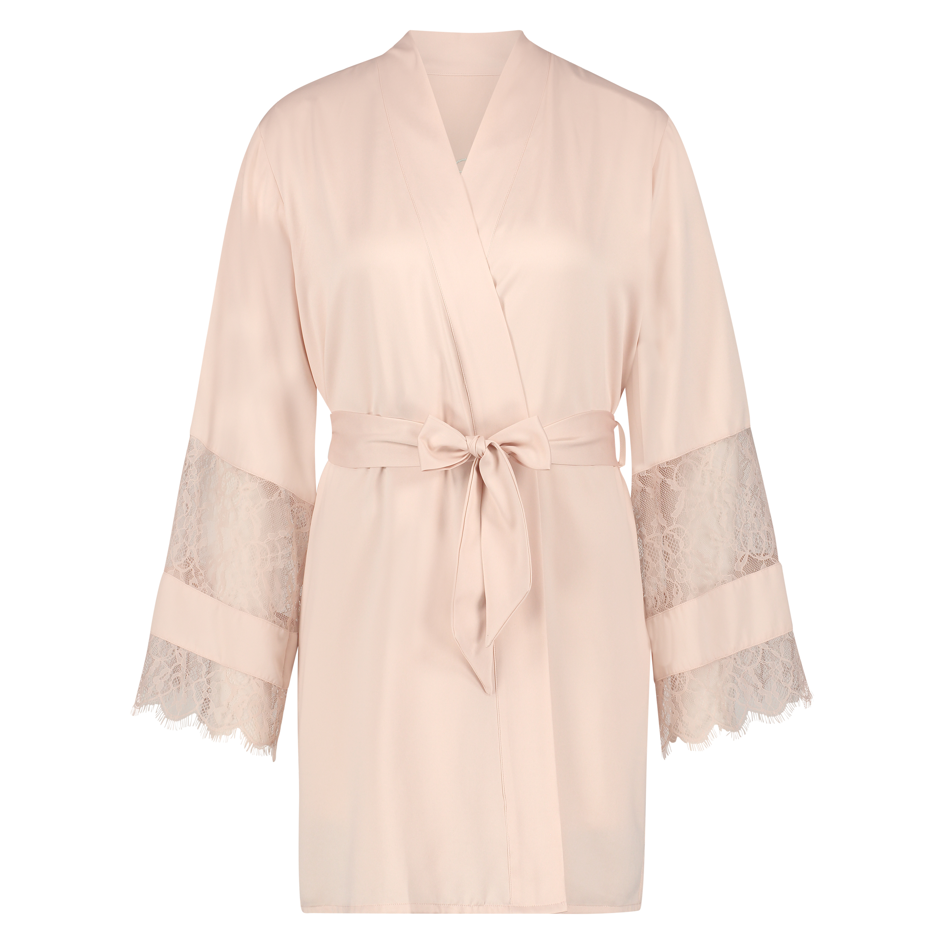 Kimono satin Bridal, Pink, main