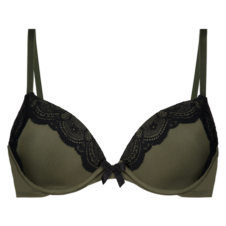 Gina Padded Underwired Bra, Green