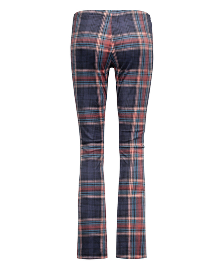 Velvet leggings, Blue