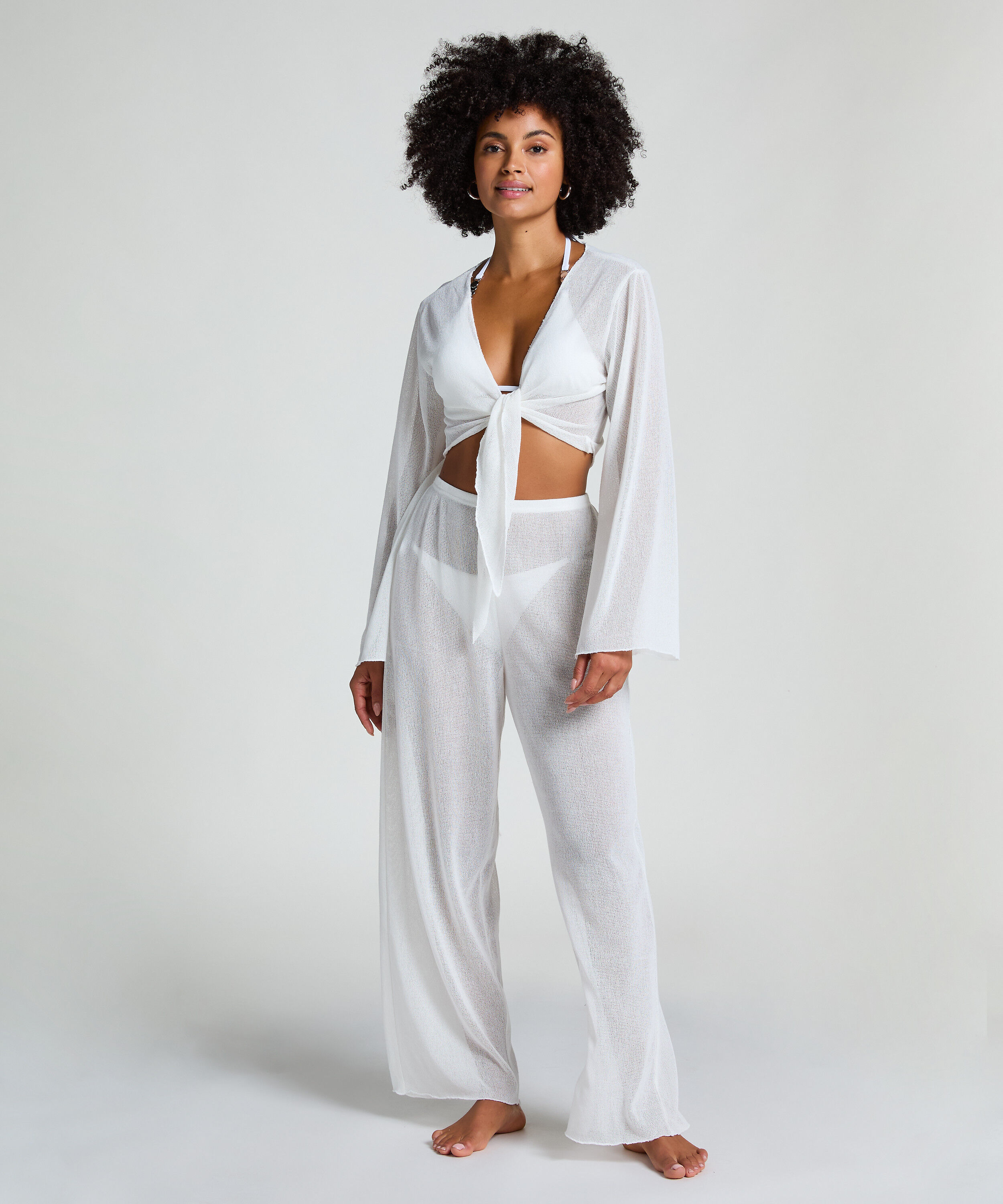 Beach Knit Pant, White