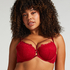 Charlotta Padded Underwired Bra, Red