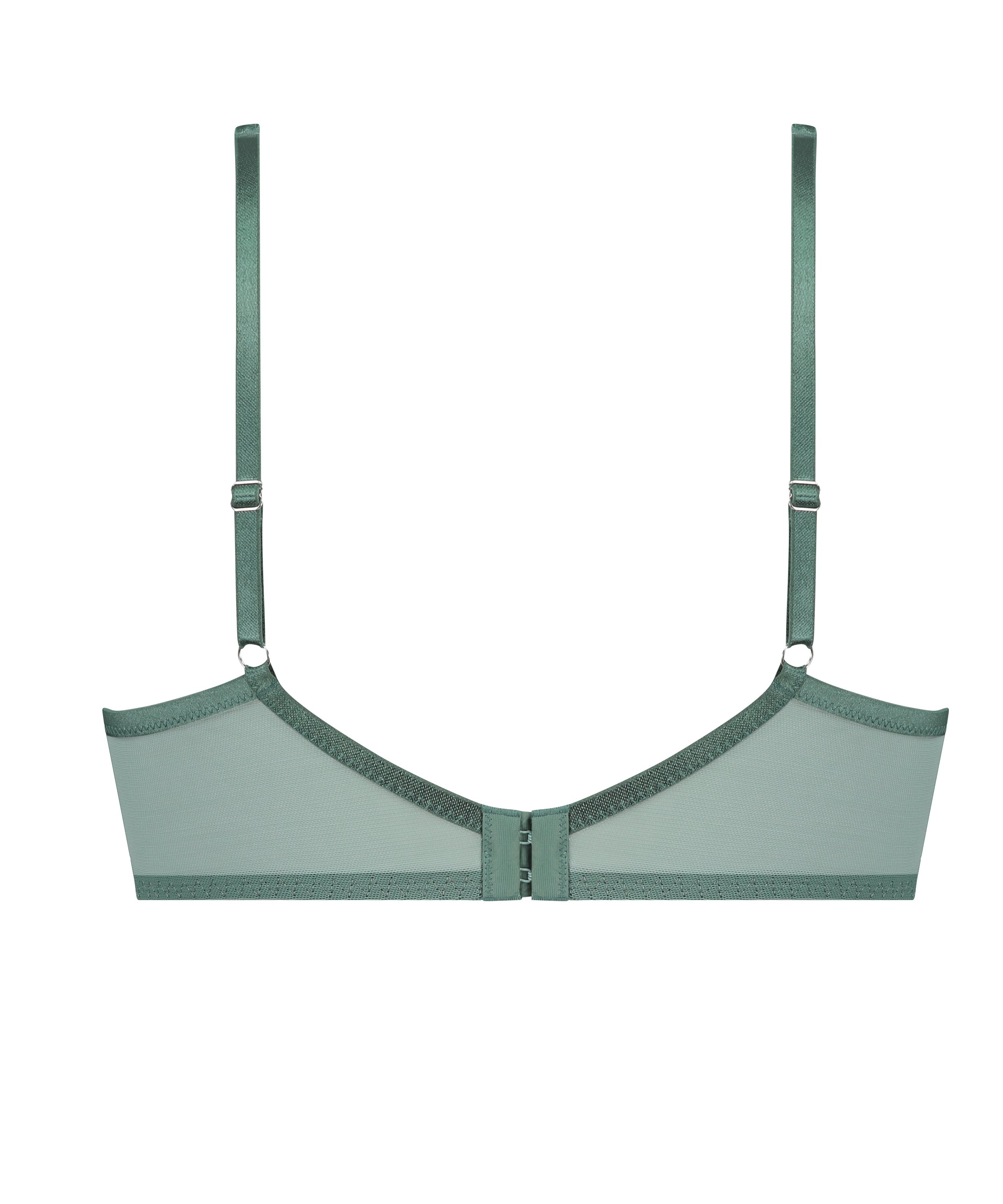 Bella Non-Padded Underwired Bra, Green, main