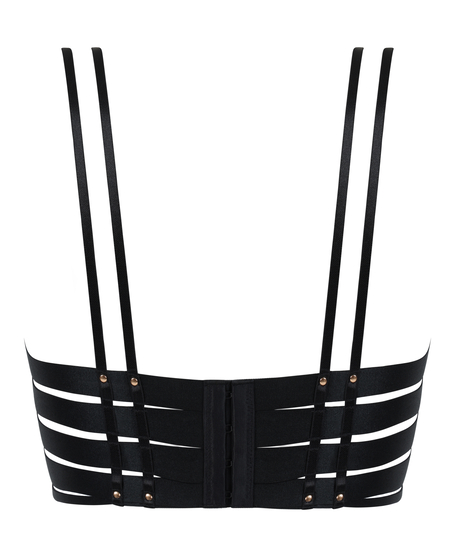 Athena Non-Padded Underwired Longline Bra, Black