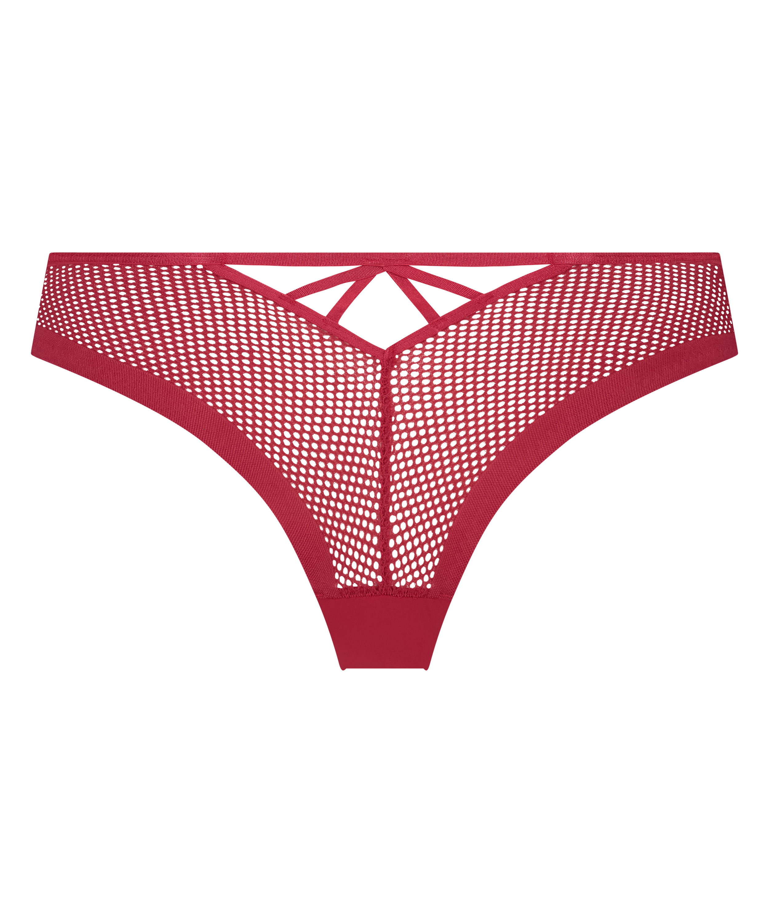 Invisible Fishnet Brazilian, Red, main