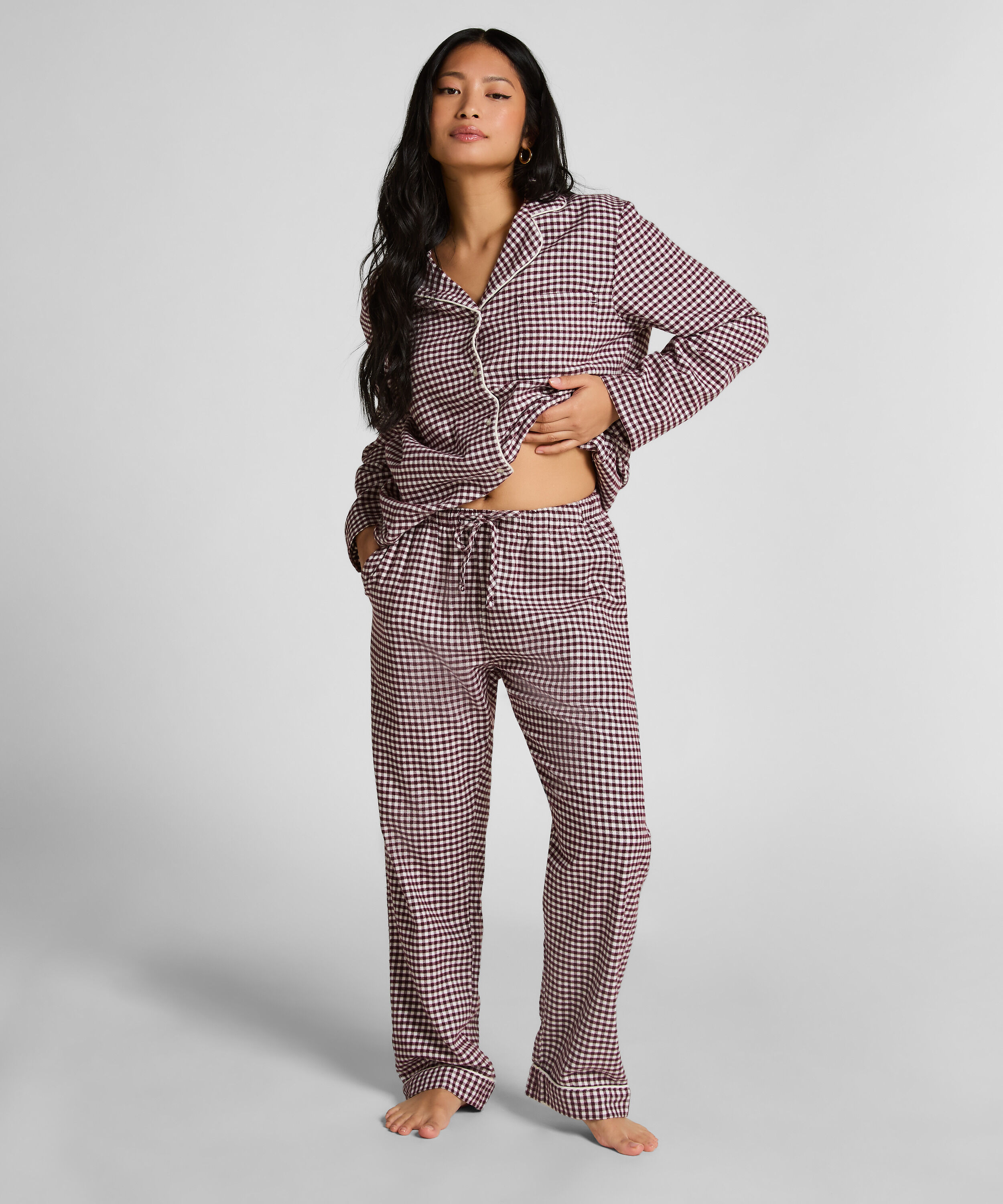 Flannel Pyjama Pants, Purple Flannel Pyjama Pants, Purple