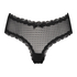 V-shape Mesh Brazilian, Black