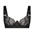 Donna Non-Padded Underwired Bra Sparkle, Black