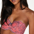 Roberta Padded Underwired Strapless Bra, Pink