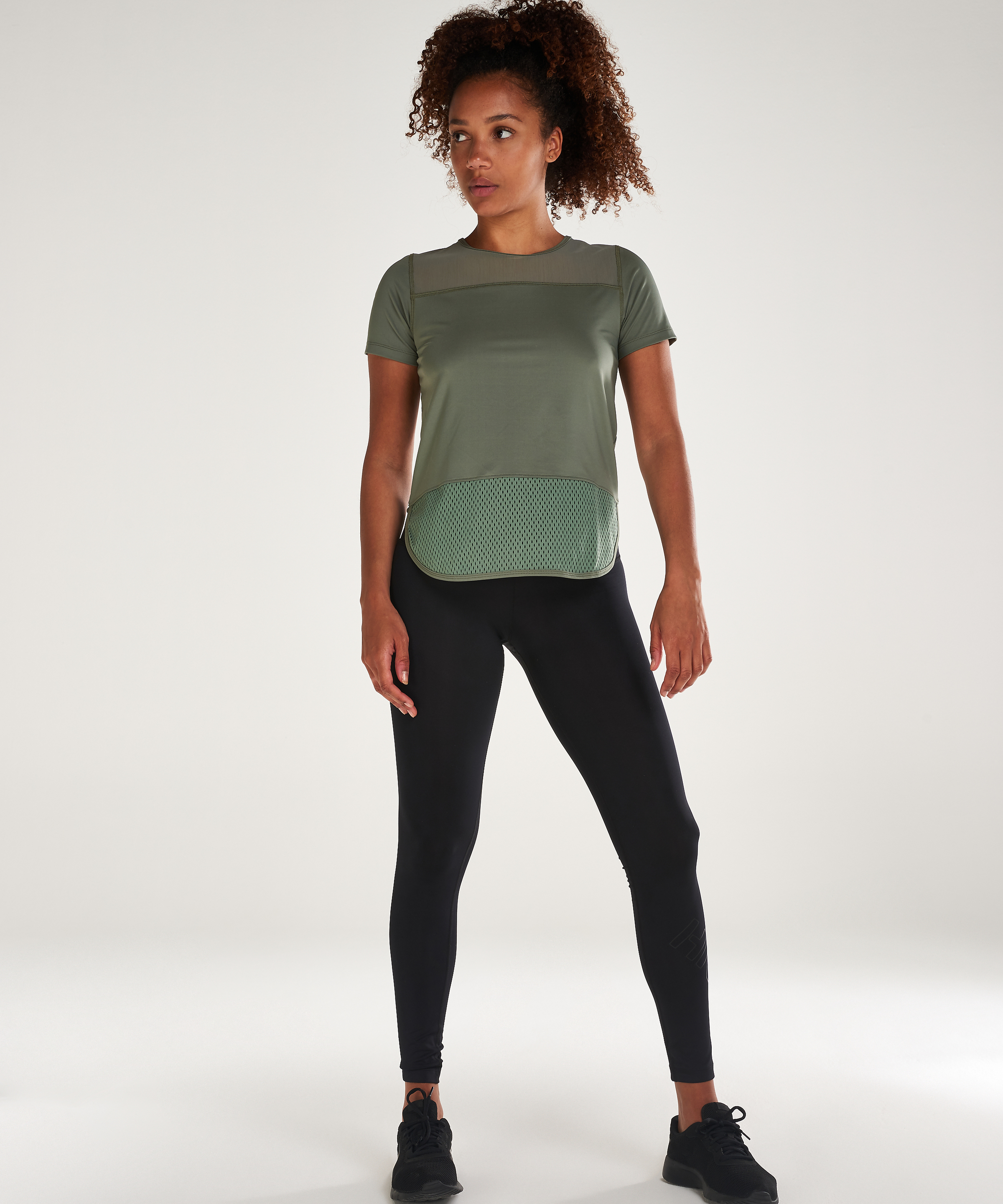 HKMX T-shirt Performance Mesh, Green, main