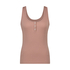Henley Singlet, Brown