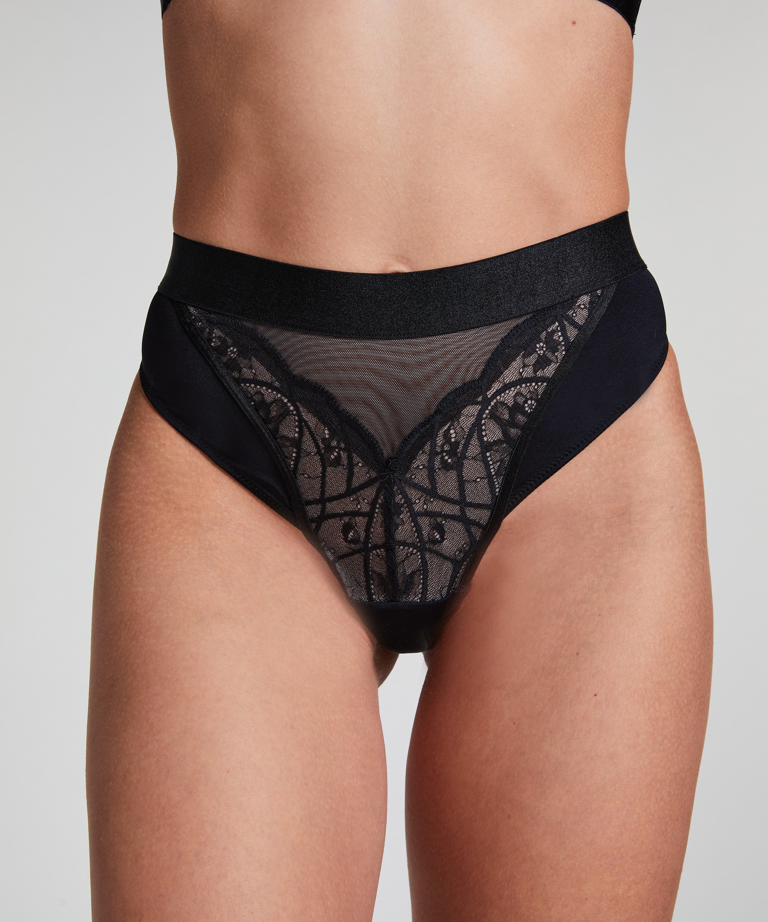 Luna Thong, Black, main