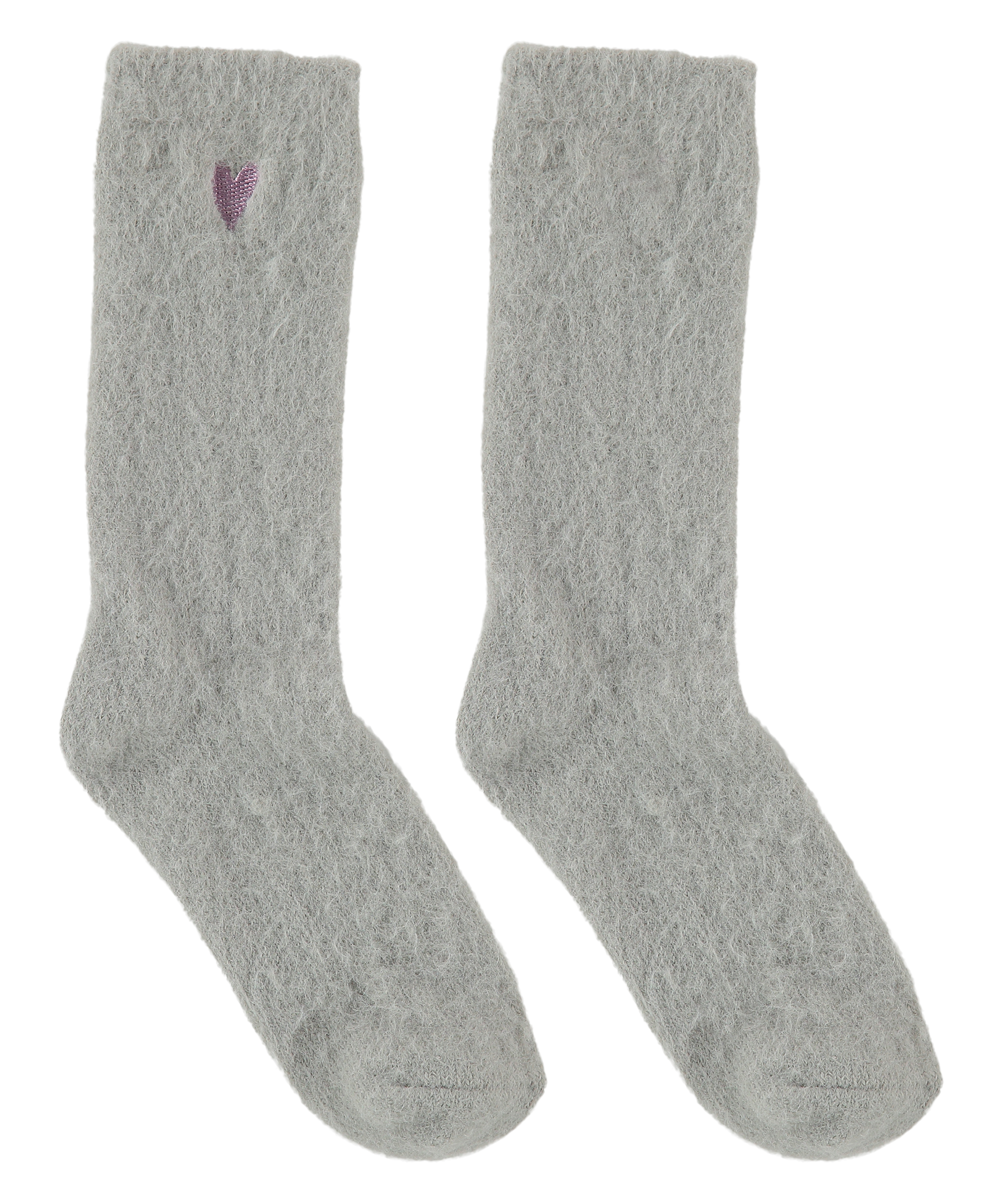 Fluffy Socks, Grey, main