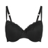 Secret Lace Padded Underwired Bra, Black