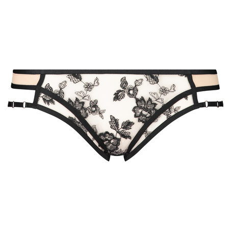 Dahlia open back Brazilian, Black