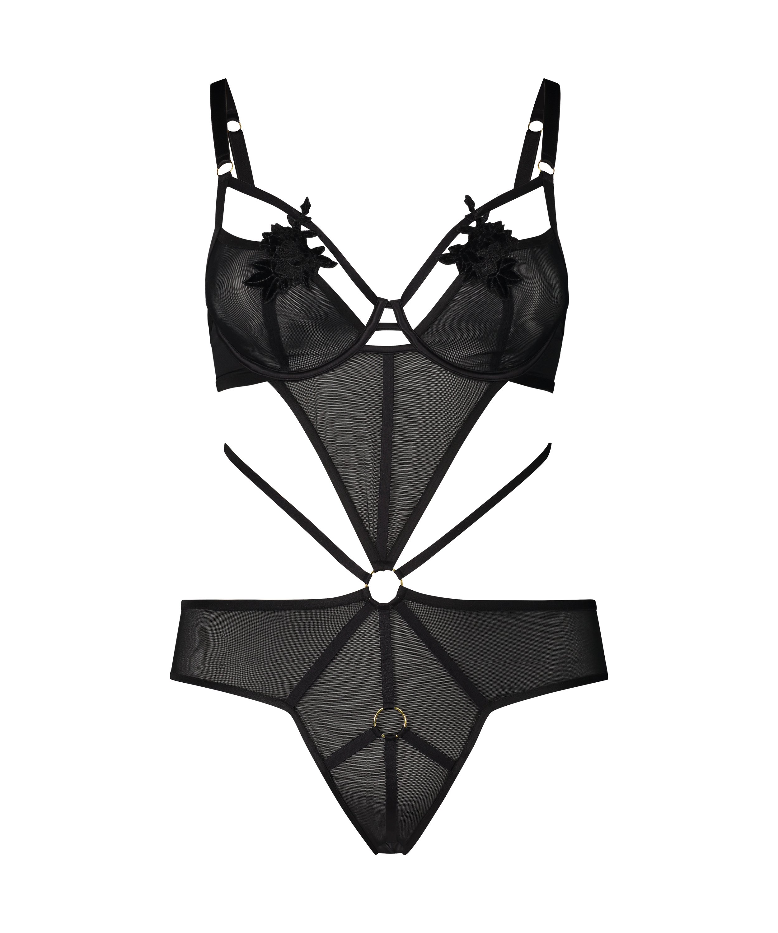 Effie Private body Curvy, Black, main