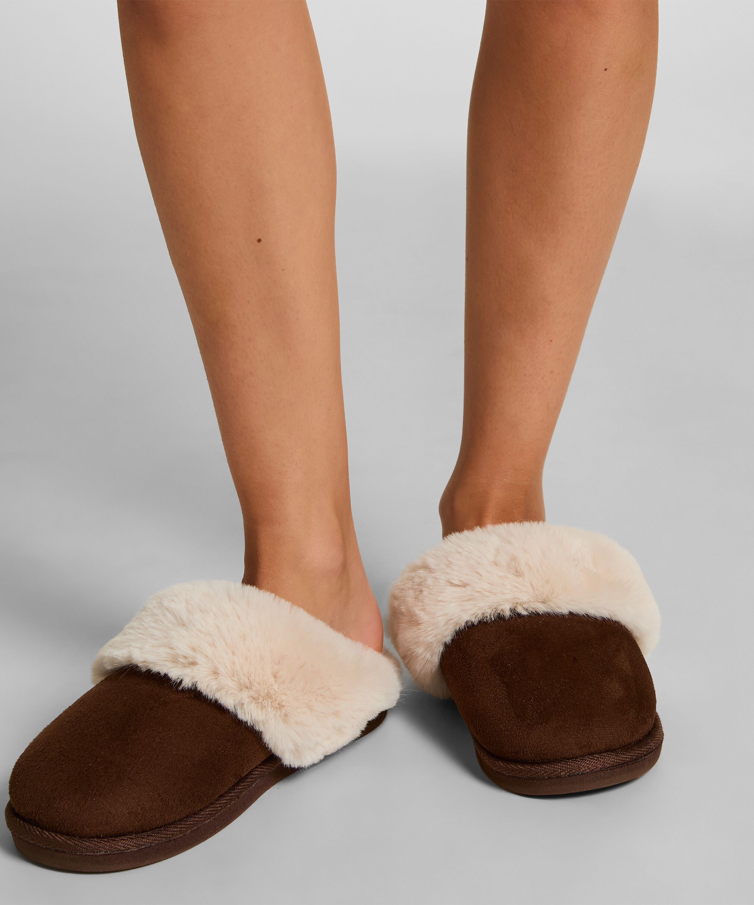 Betty Fake Fur Mule, Brown Betty Fake Fur Mule, Brown