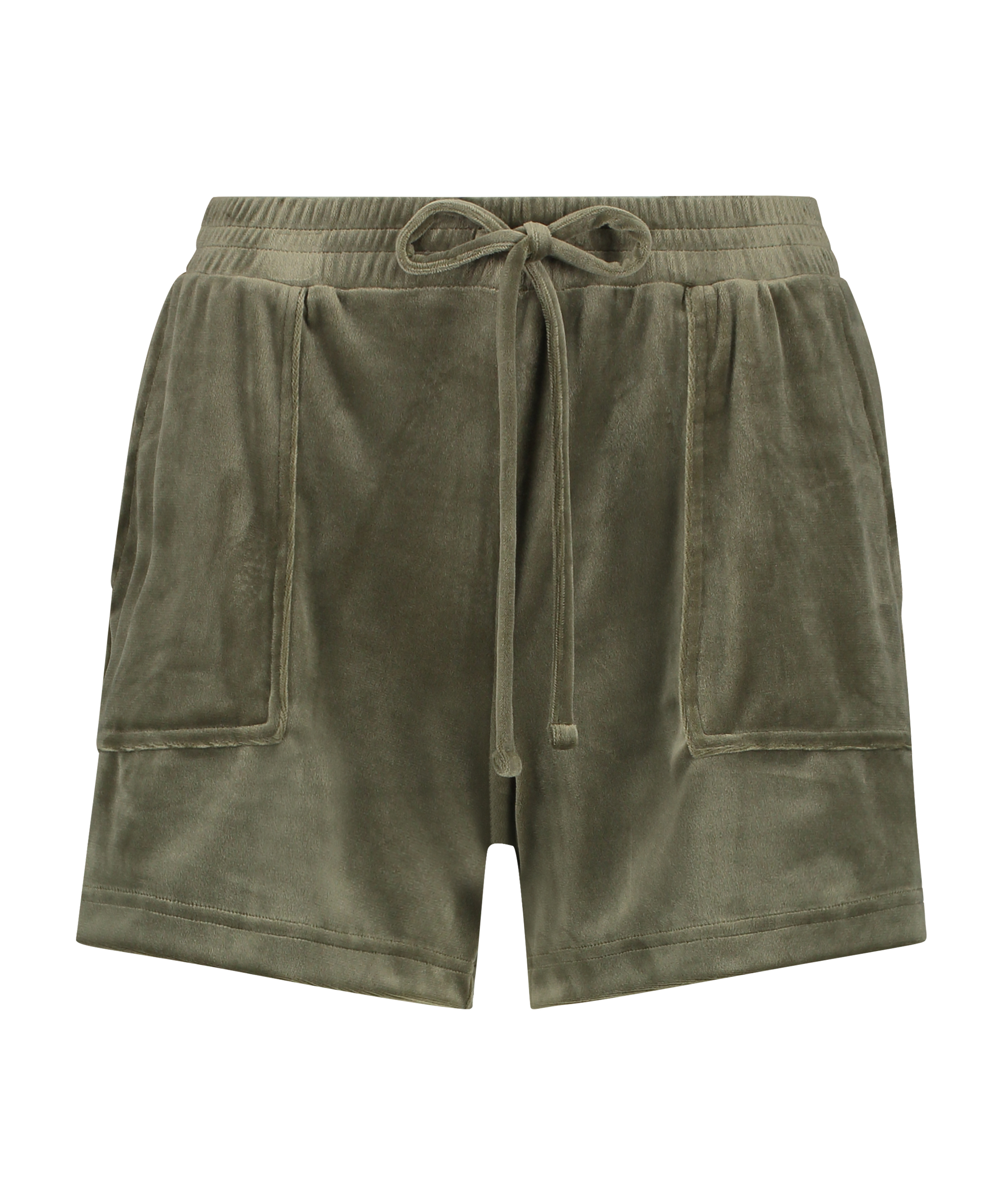 Velvet Pocket shorts, Green, main