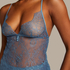 Delphine Lace Cami, Blue