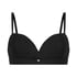 Padded Non-Wired Bra, Black