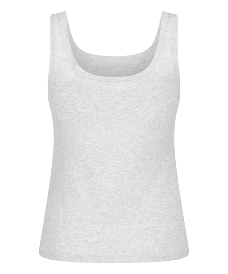 Singlet Tanktop Soft Cotton, Grey