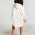 Snuggle Fleece Lounge Dress, White