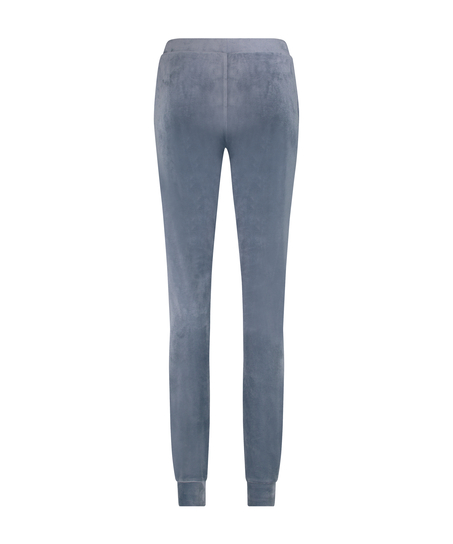Velour Shimmer Tape Petite jogging bottoms, Grey