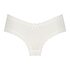 V-shape Mesh Brazilian, White