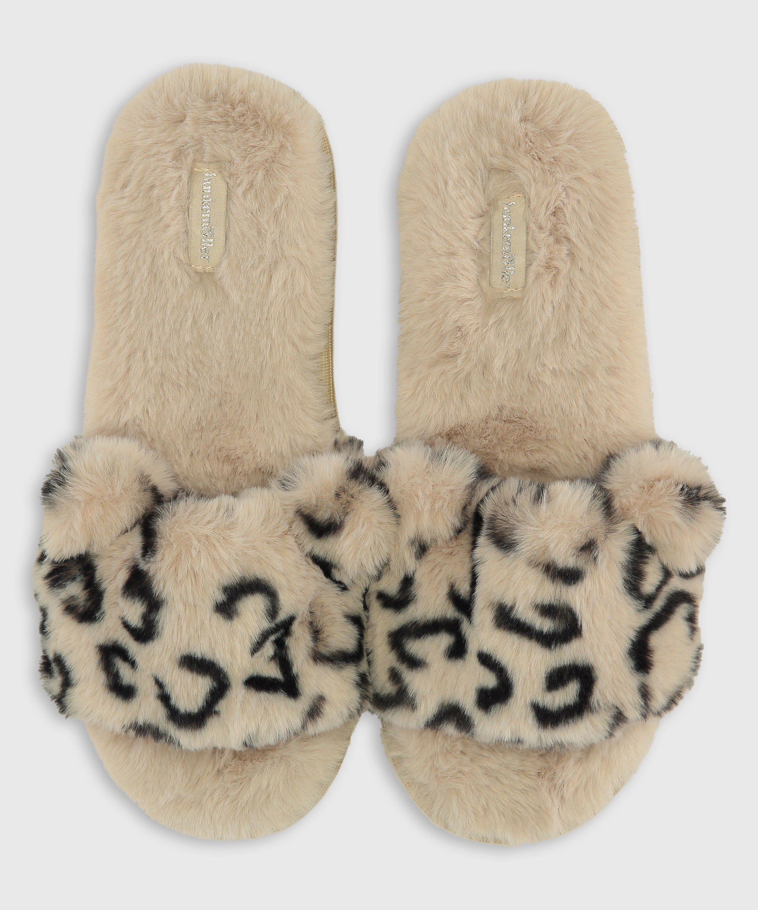 Animal Slippers, Grey, main