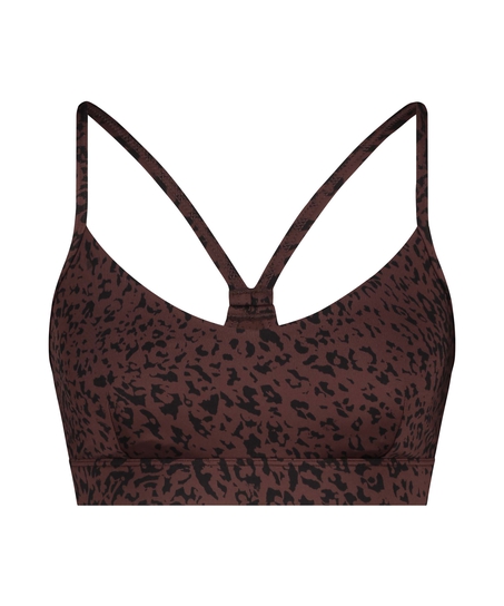 HKMX Sports Bra Level 1, Brown