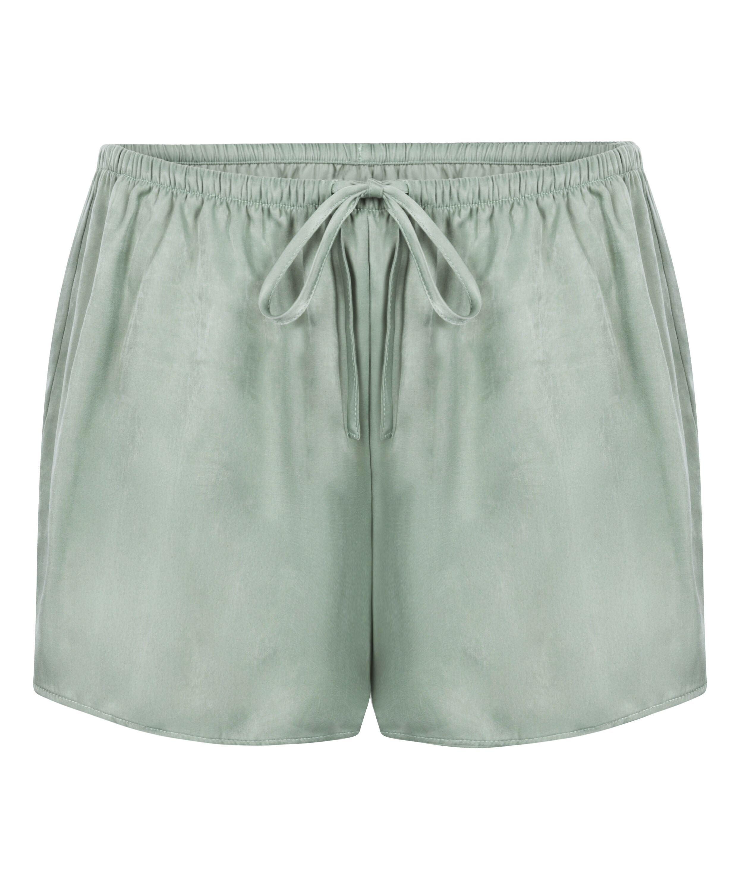 Ayla Satin Shorts, Green