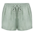 Ayla Satin Shorts, Green