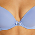 Plunge Padded Underwired Bra, Blue