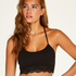 Marine seamless bralette, Black