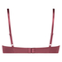 Plunge Padded Underwired Bra, Red