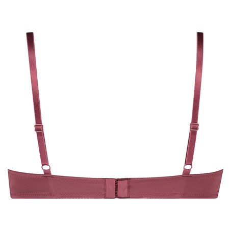 Plunge Padded Underwired Bra, Red