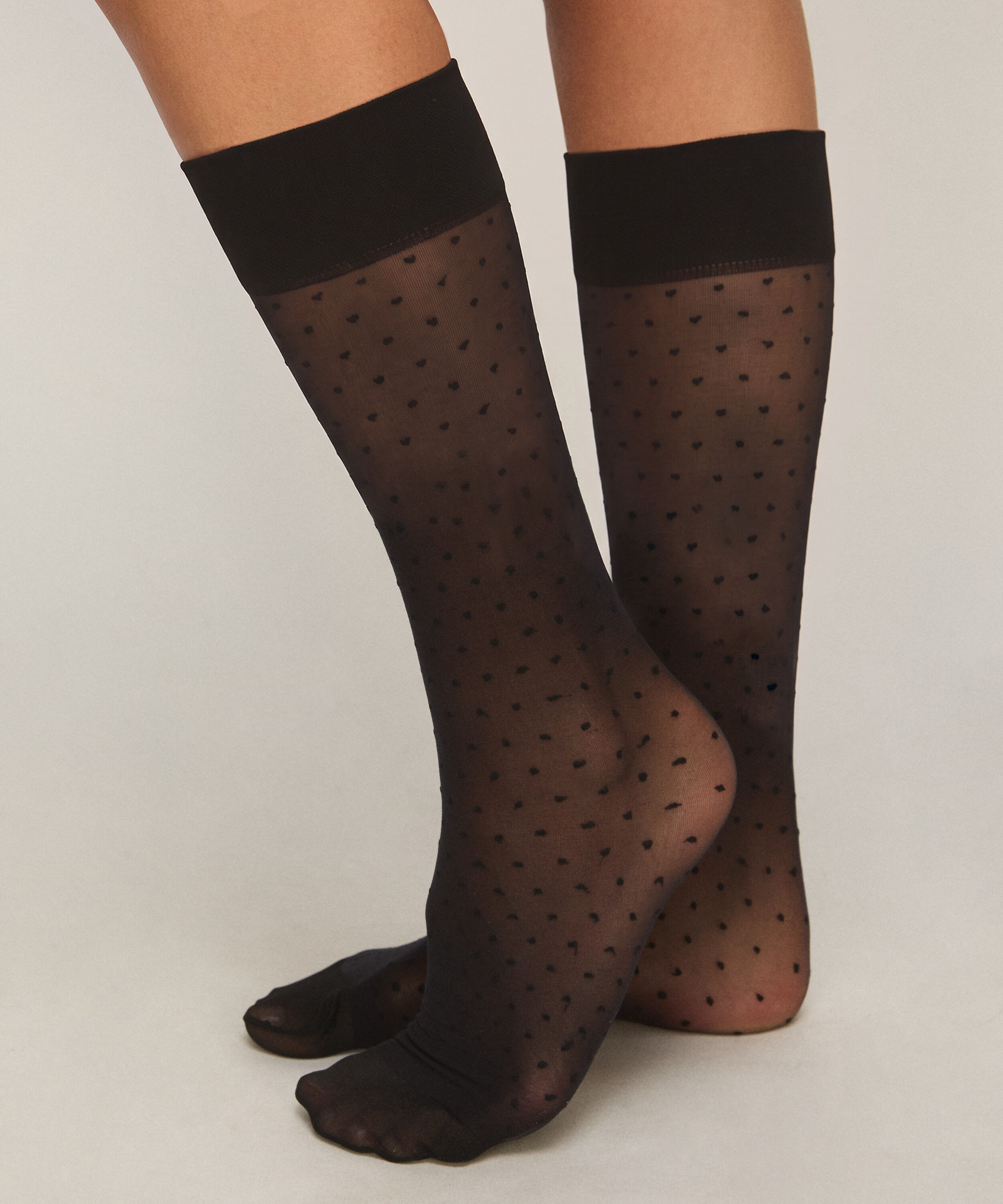 Sheer Socks Dots