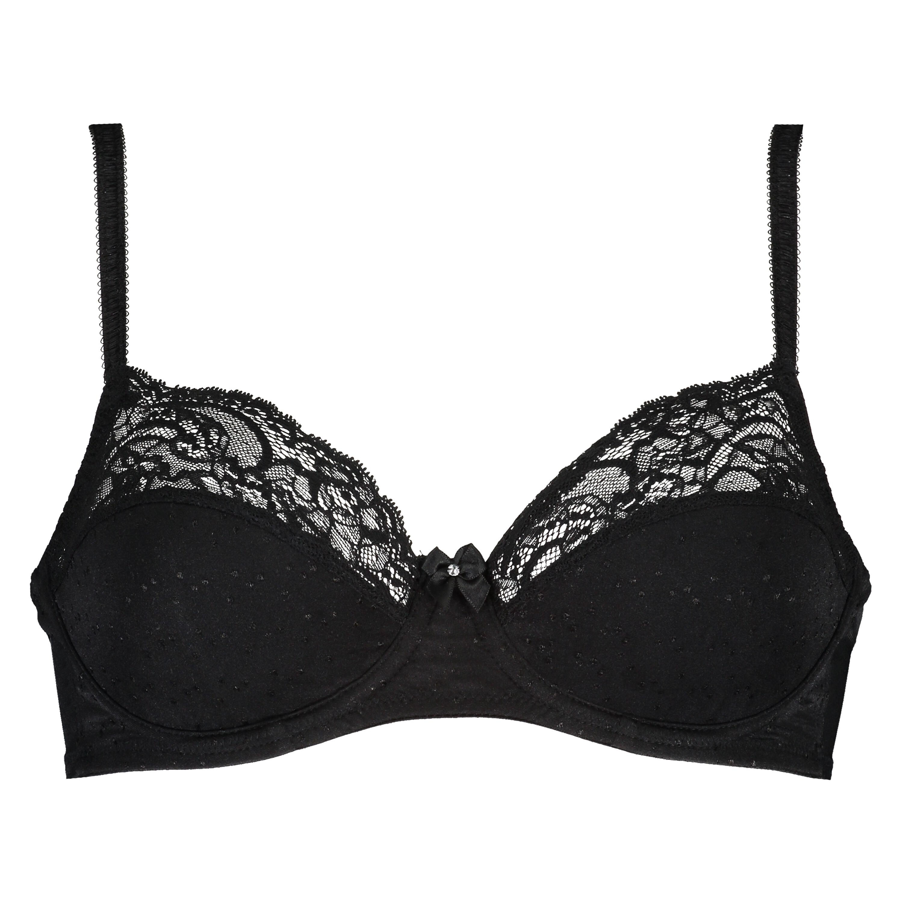 Sophie Non-Padded Underwired Bra, Black