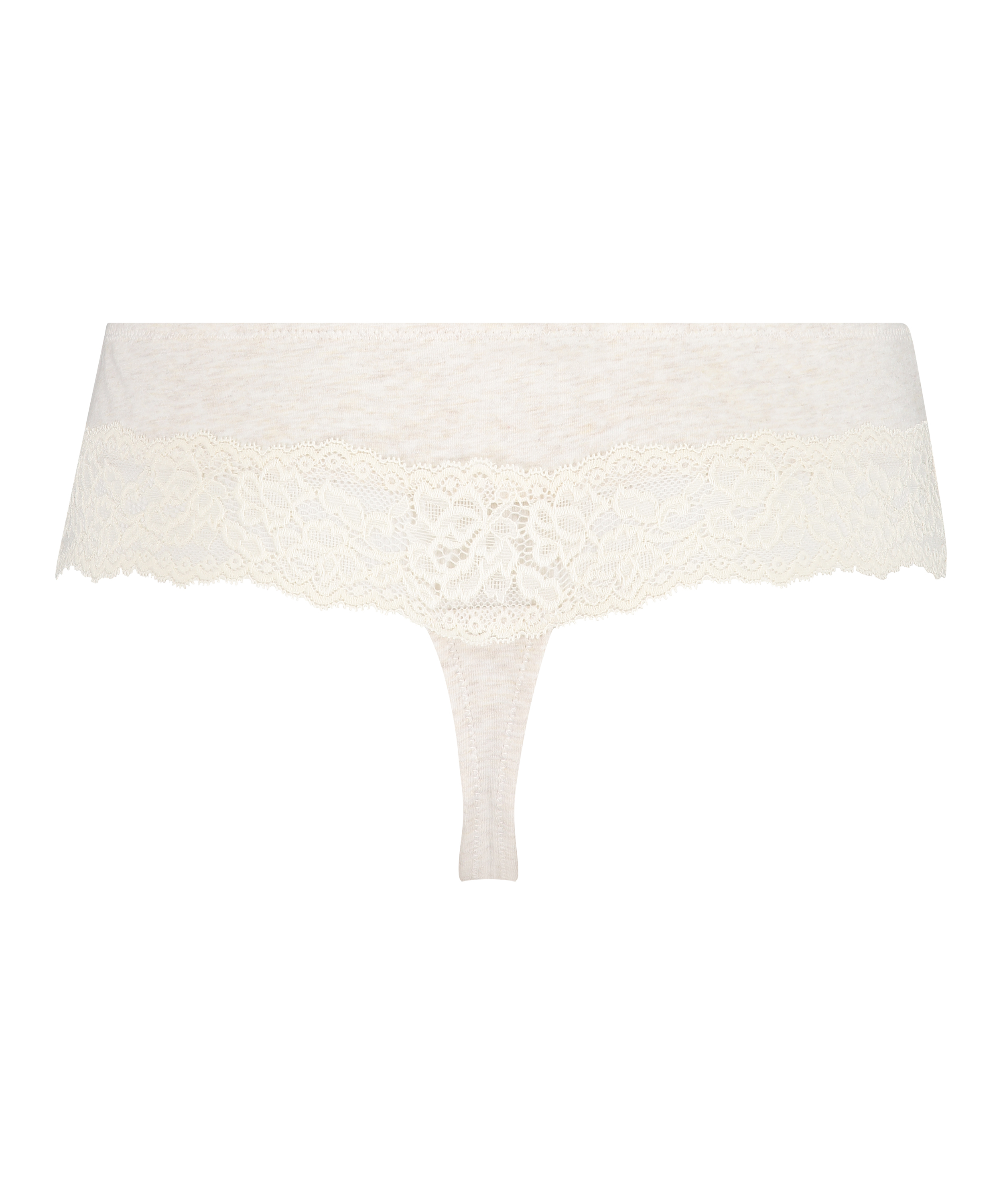 Cotton boxer thong, Beige, main