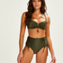Lucia padded underwire bikini top, Green