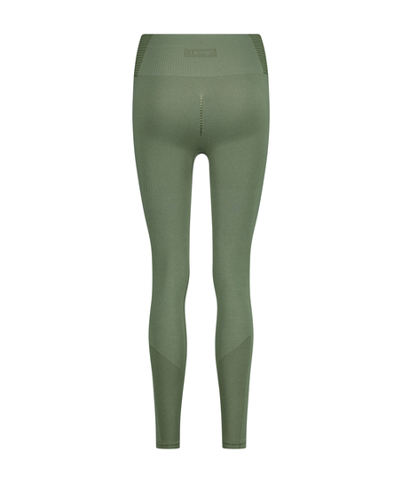 HKMX High Waisted Seamless Sports Legging, Green