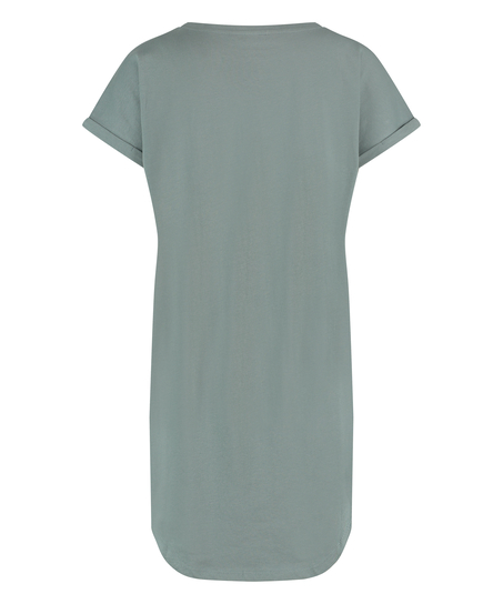 Round Neck Nightshirt, Blue