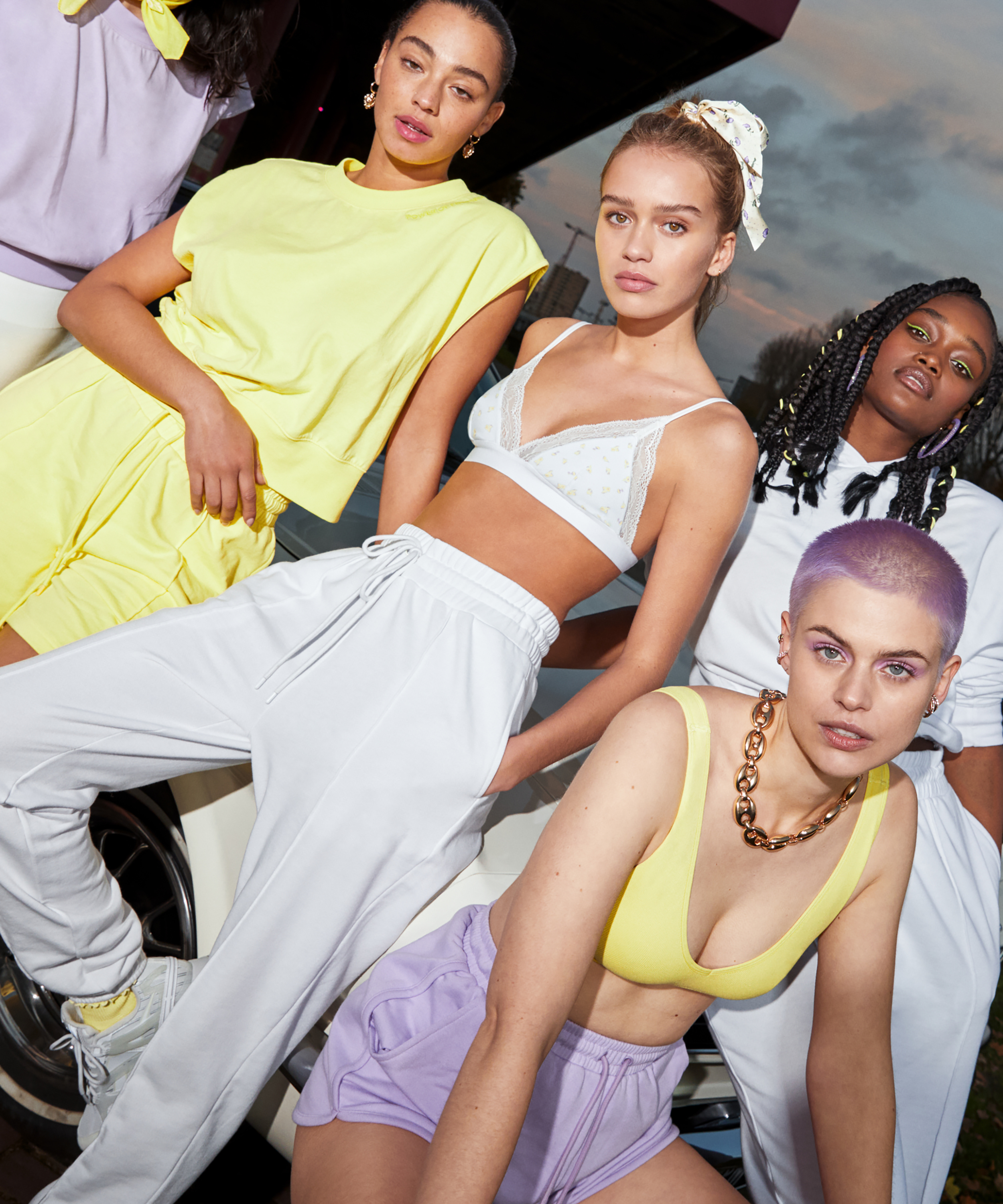 Snuggle Me Joggers, White, main