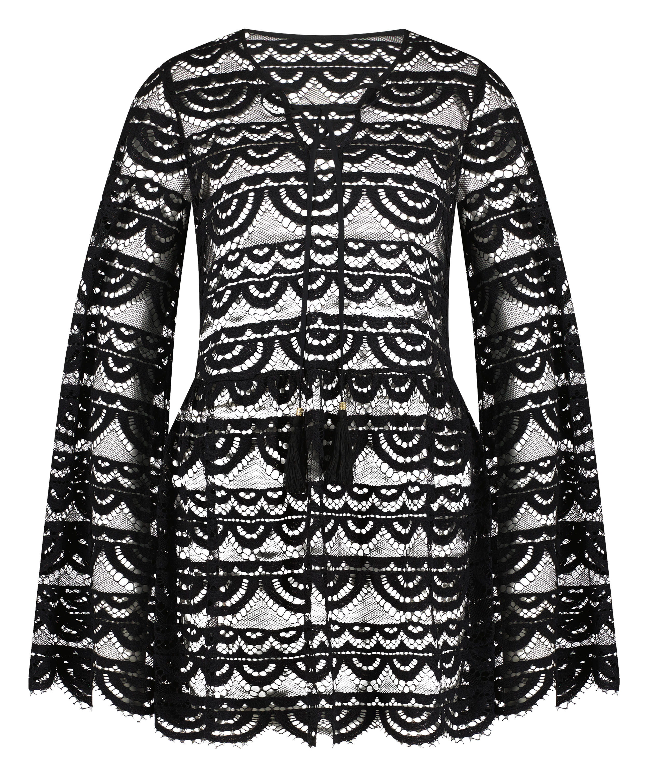 Beach Dress, Black, main