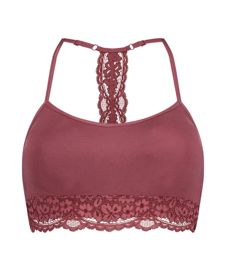 Marine seamless bralette, Red