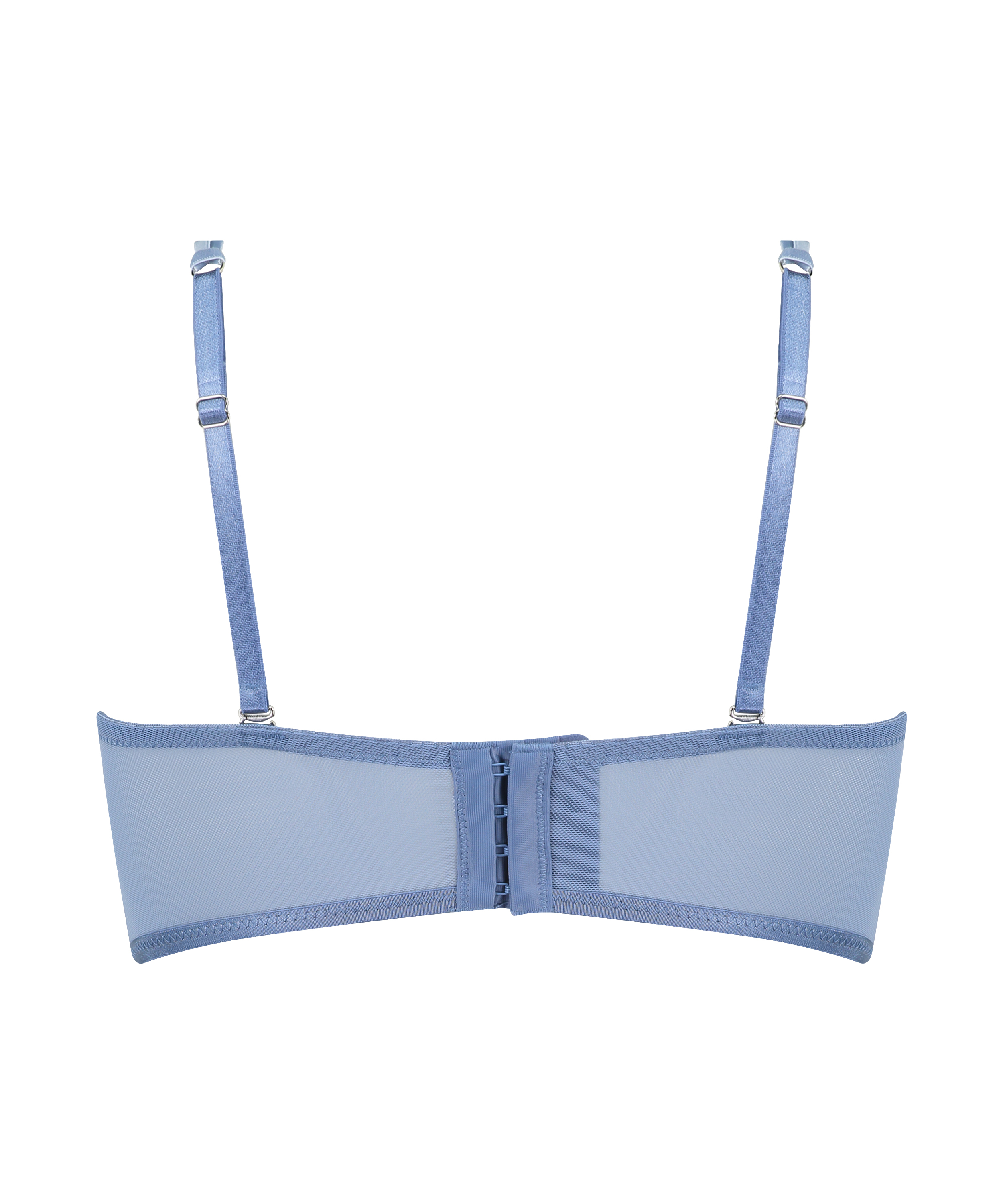 Molly Padded Underwired Strapless Bra, Blue, main