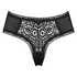 Zabrina V-shape Brazilian knickers, Black