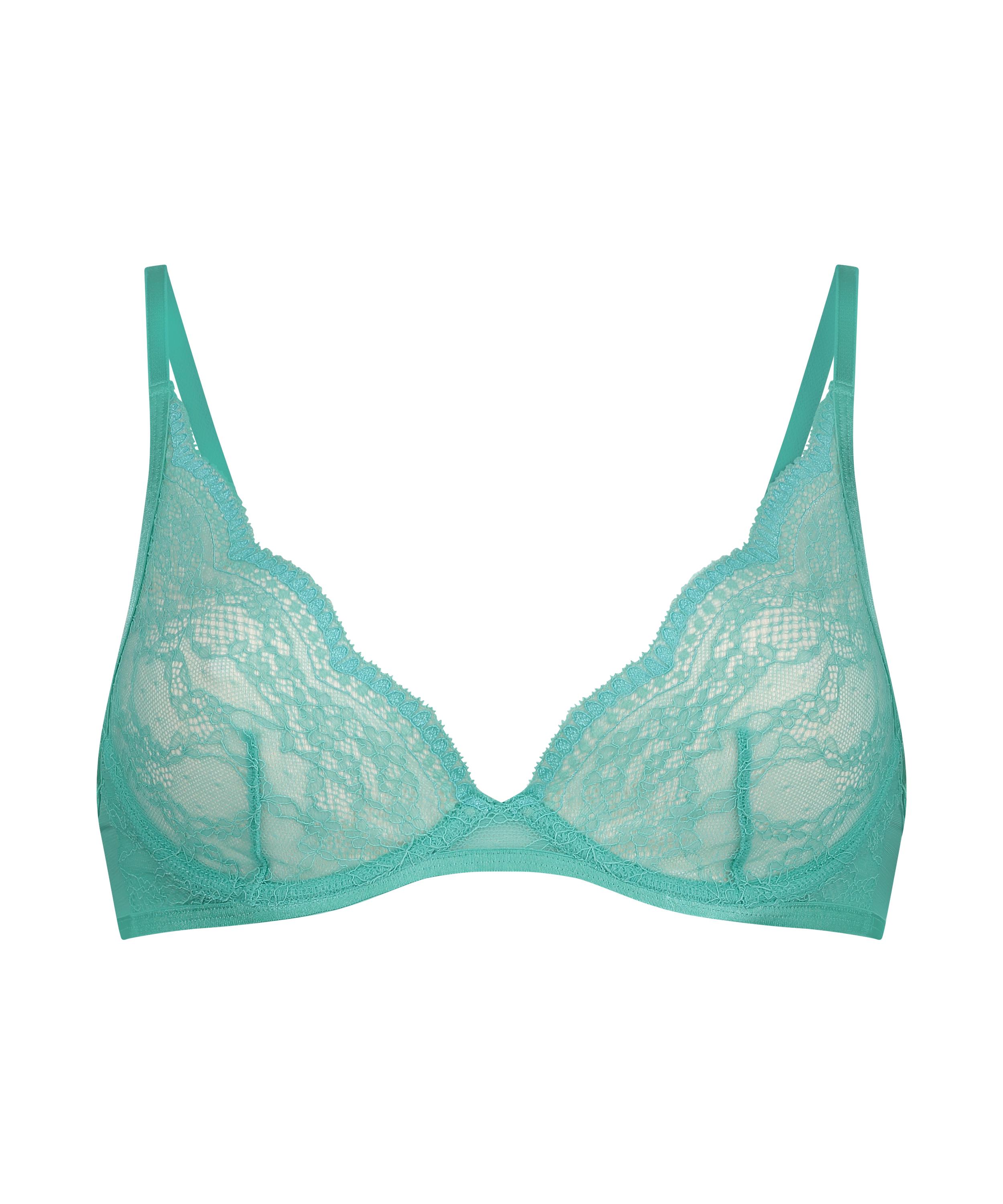 Isabelle Non-Padded Underwired Bra, Green, main