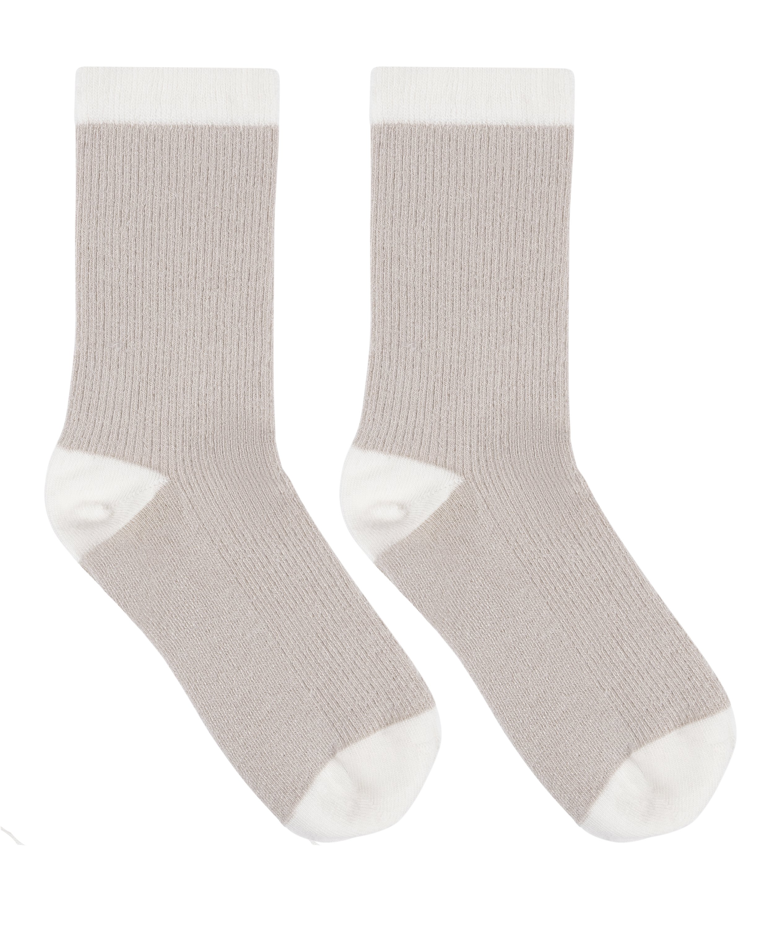 Modal Crew Socks, Beige, main